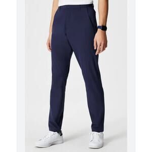 Fabletics The Only Pant 33x34 Navy Slim‎ Fit Stretch Water Resistant Gorpcore